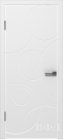 Межкомнатная дверь Авангард 2 Белая эмаль