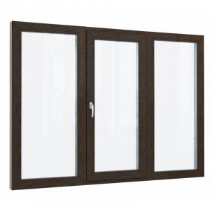 Пластиковое окно Krauss 70 мм 1-камерный стеклопакет ламинированное в массе