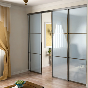 Алюминиевые межкомнатные перегородки со стеклом