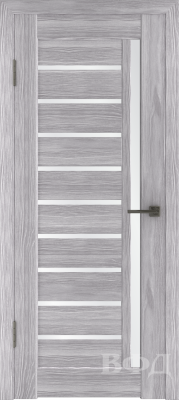 Межкомнатная дверь Л11ПГ2 Серый дуб бел