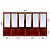 Французский балкон 2700x4600 Wintech 60 мм 1-камерный стеклопакет ламинированное в массе энергосберегающий